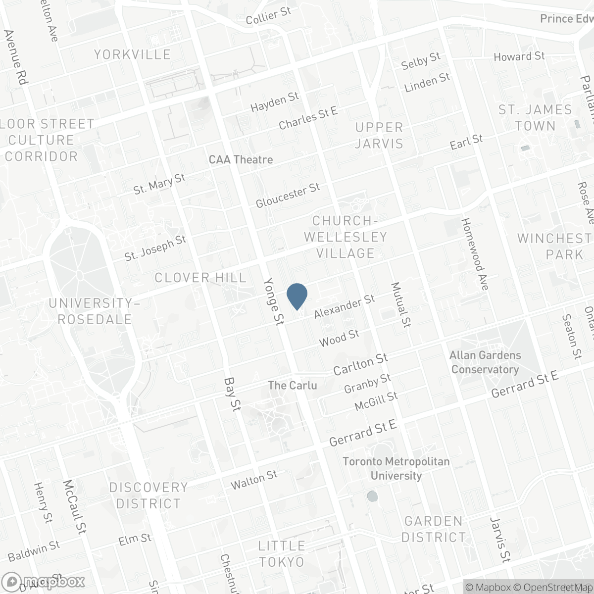 1001 - 25 MAITLAND STREET W, Toronto, Ontario M4Y 2W1
